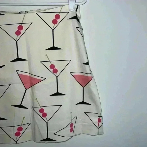 VINTAGE CLAUDE BROWN MARTINI SKIRT - Picture 5 of 9